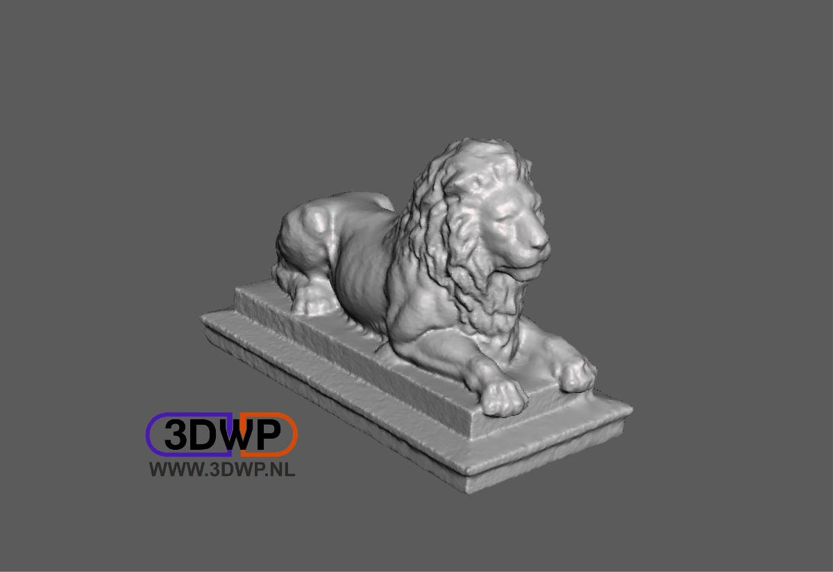 Estatua de Leao (Escultura Escaneada em 3D)