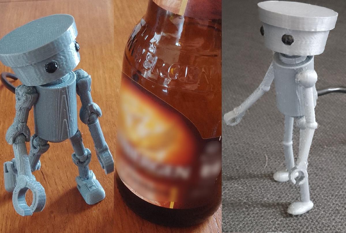 Chibi Robo articulado remixado. Bracos e pernas originais + novo design. Boneco de acao Chibi Robo.