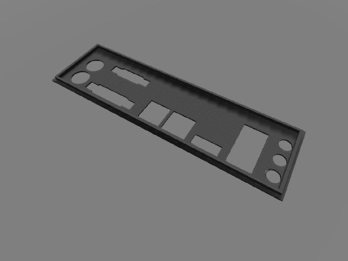 IO Blende para a placa mae Asus B85M G