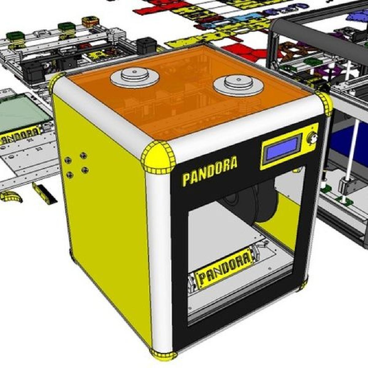 PANDORA DXs Impressora 3D DIY Design 3D