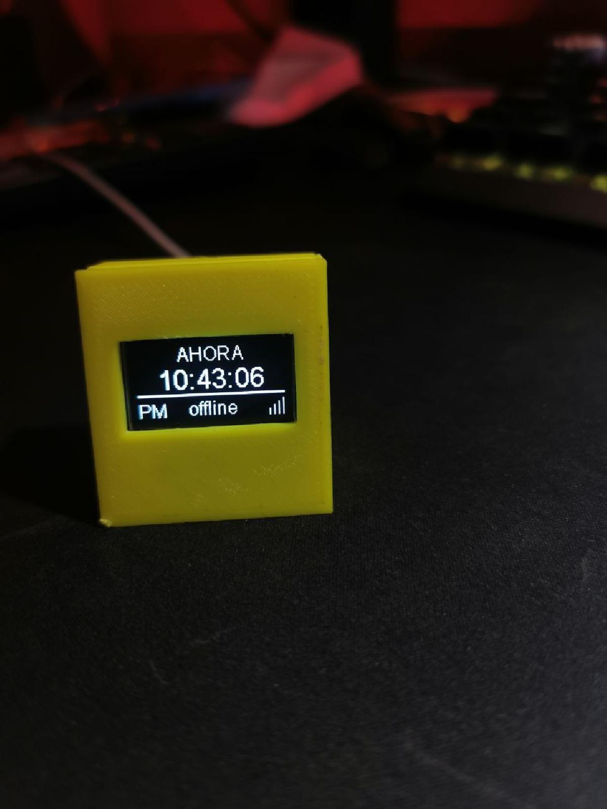 Monitor de impressora para caixa mini ESP01 do Octoprint.