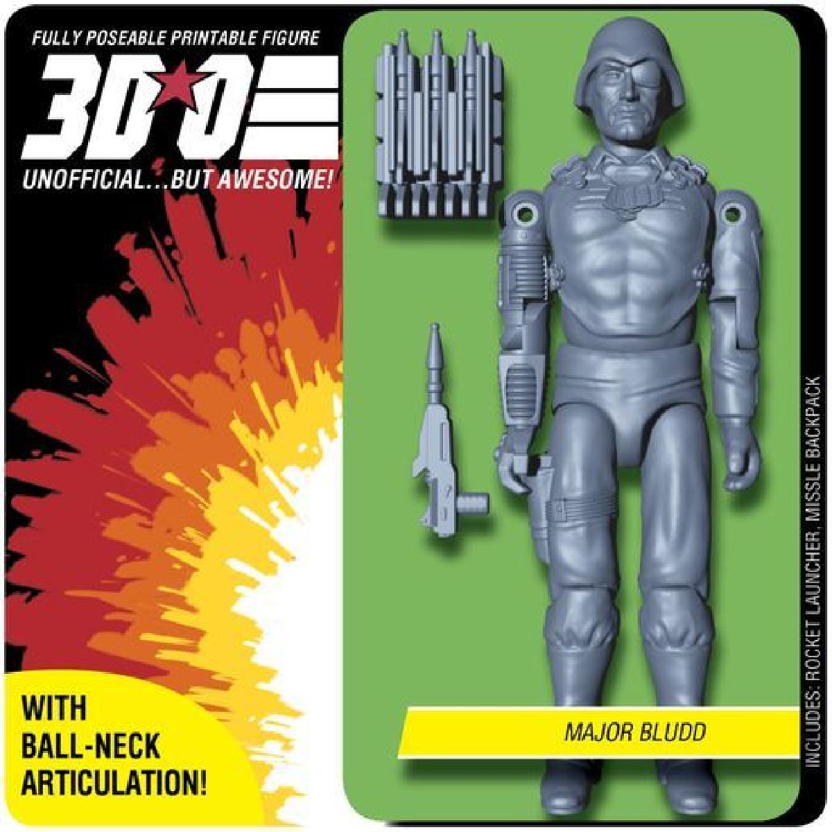 Major Bludd // GI Joe // Figura de Acao O Ring