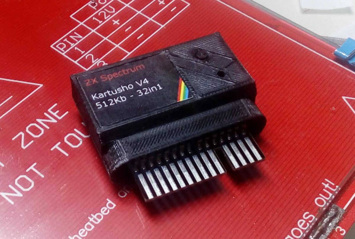 Caso Kartusho V4 (Cartucho Rom para ZX Spectrum)