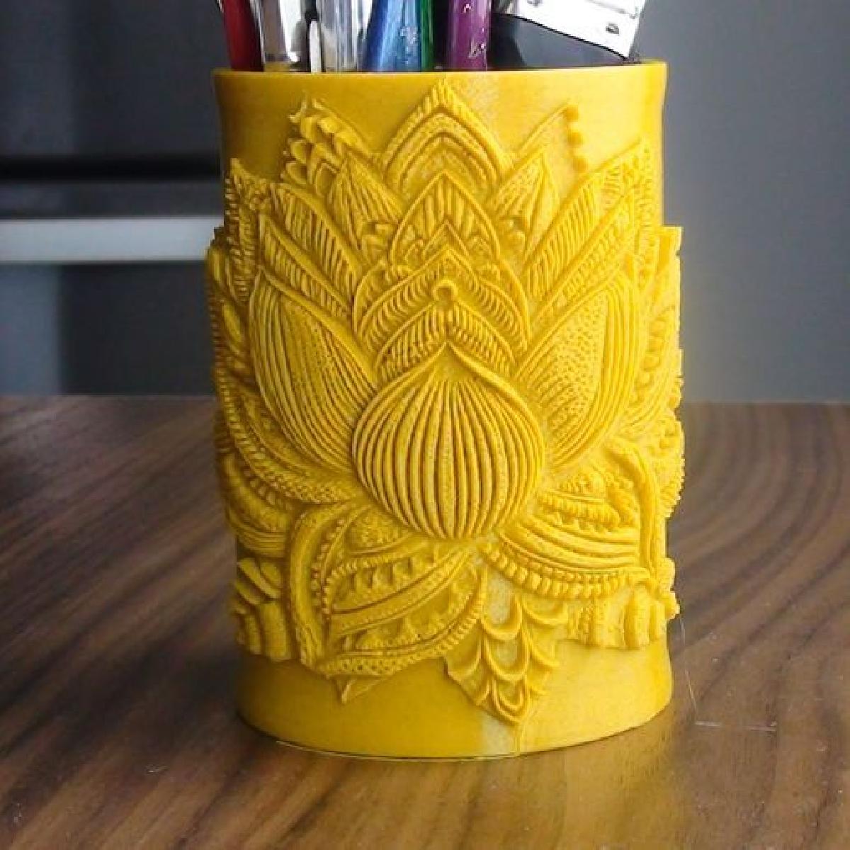 Copa de Lotus Zentangle