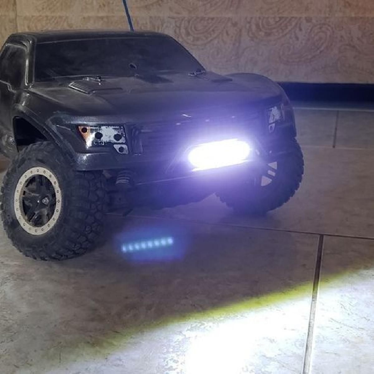 Barra de LED para parachoque Traxxas para Raptor ou Slash para parafusar (kit de parachoque RPM)