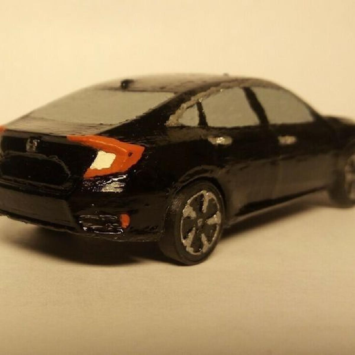 Sedan Honda Civic 2017 Configuracao Hotwheels