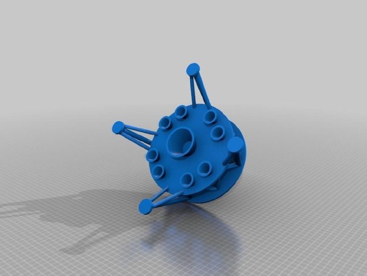 Modulo Lunar Beresheet 1/12, 1/18, 1/24, 1/32, 1/64 Orientado