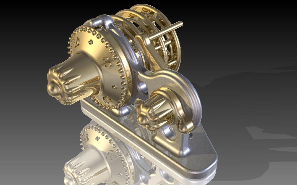 Cadeado Combinado Impresso em 3D
