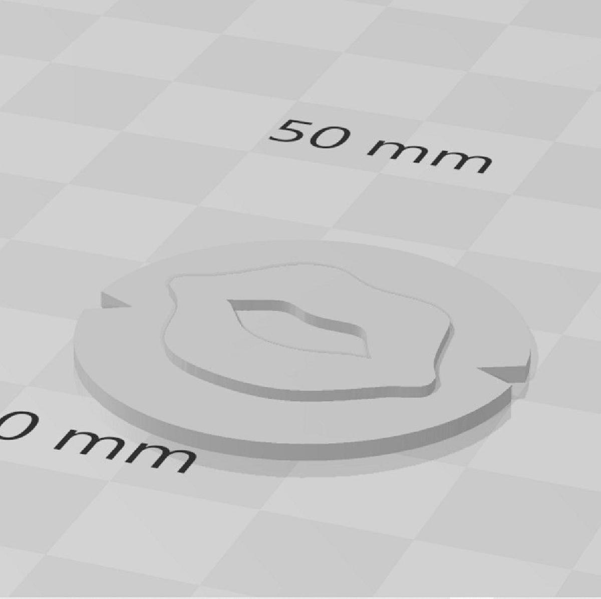 Cliche teste Chancela Gravacao Relevo