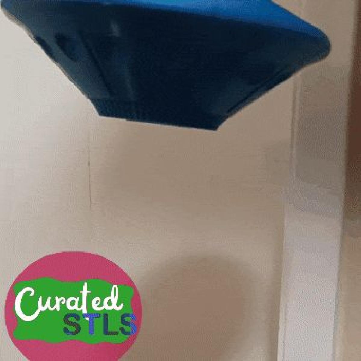 Lampada disco voador, lanterna suspensa ou de mesa.