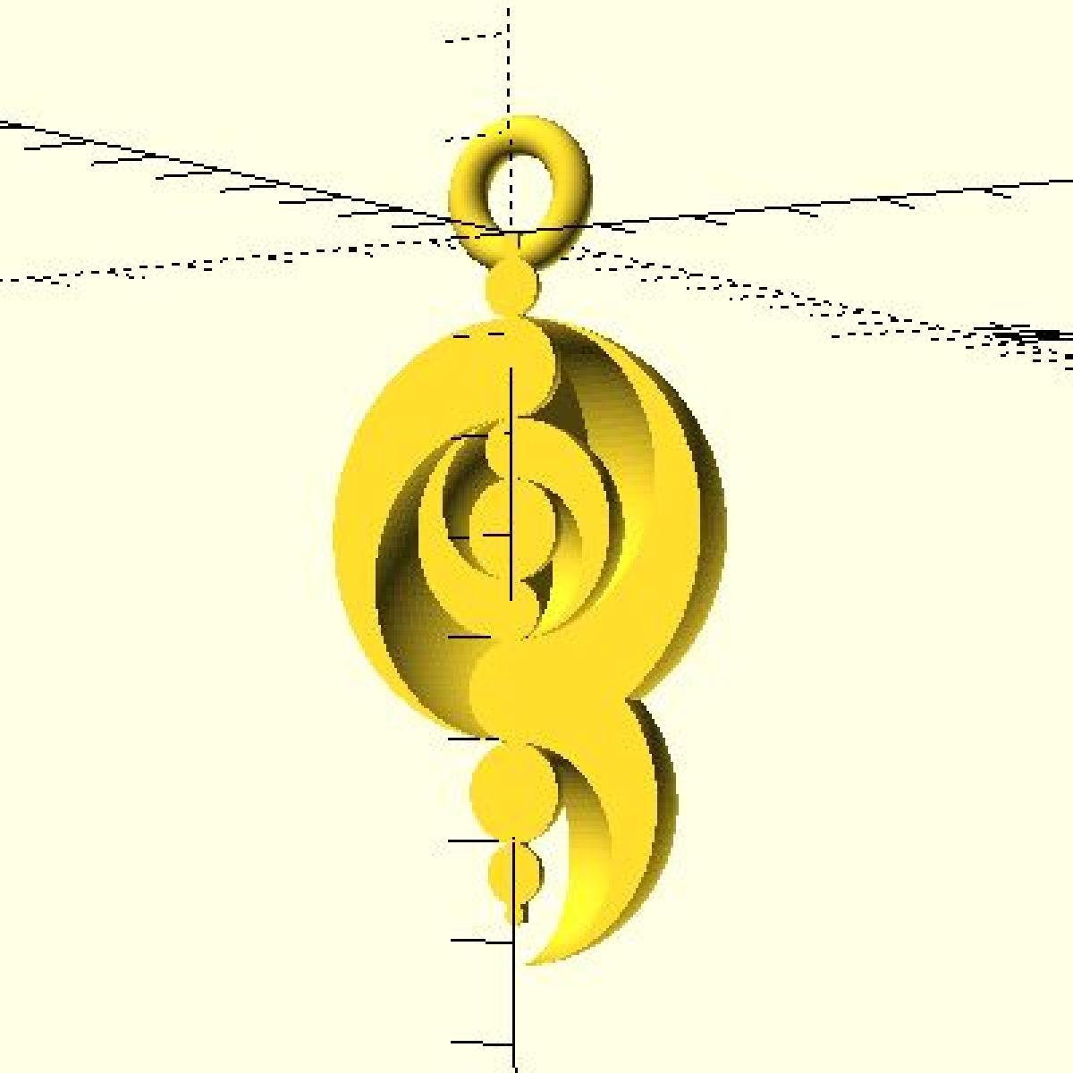 pendente de agroglyph (circulo de colheita) de Sarraltroff