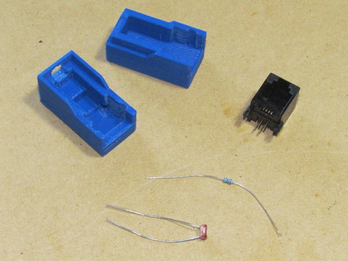 Caso para um LDR de 5mm