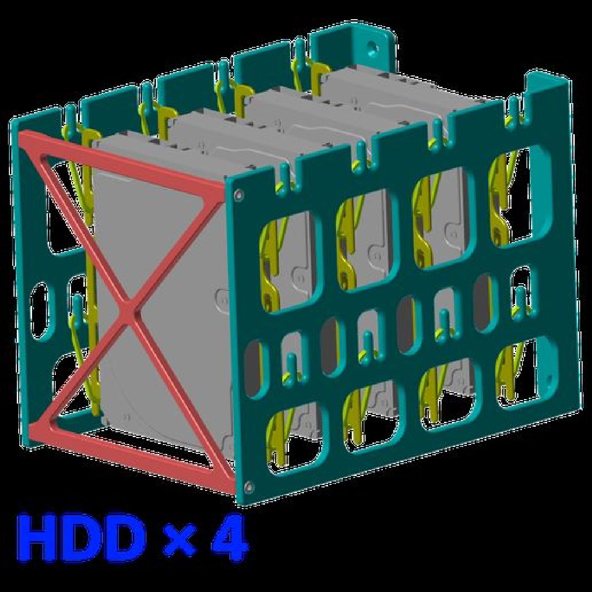 SUPORTE PARA HDD ×4
