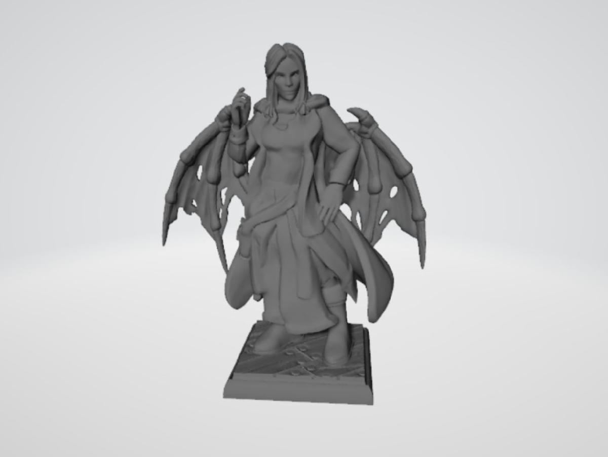 Miniatura de RPG Aasimar Caido