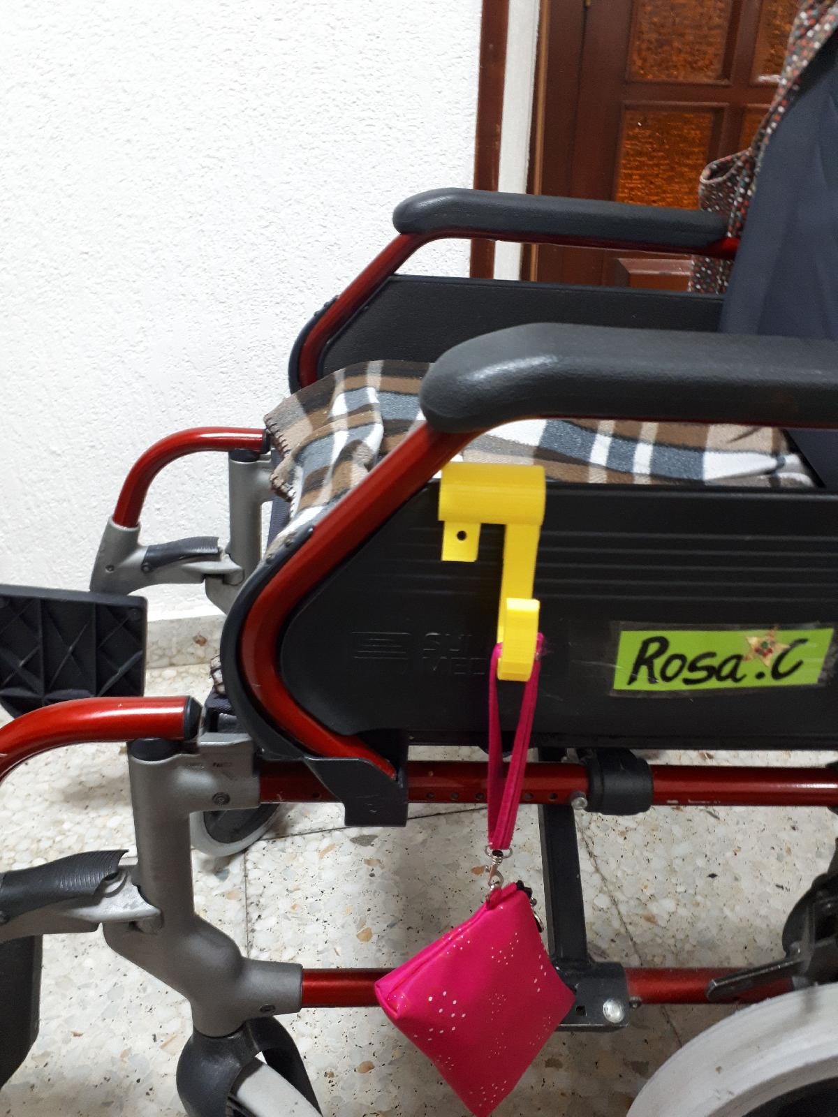 Gancho para bolso para cadeira de rodas