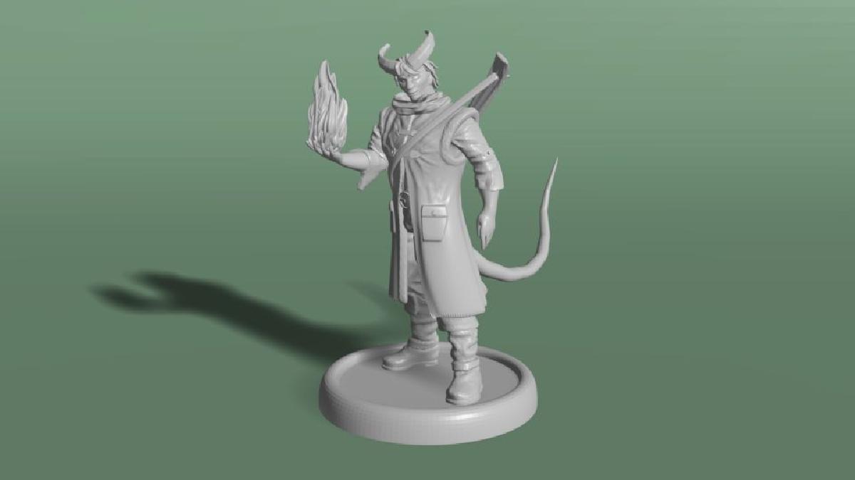 Candour Fell, o feiticeiro tiefling