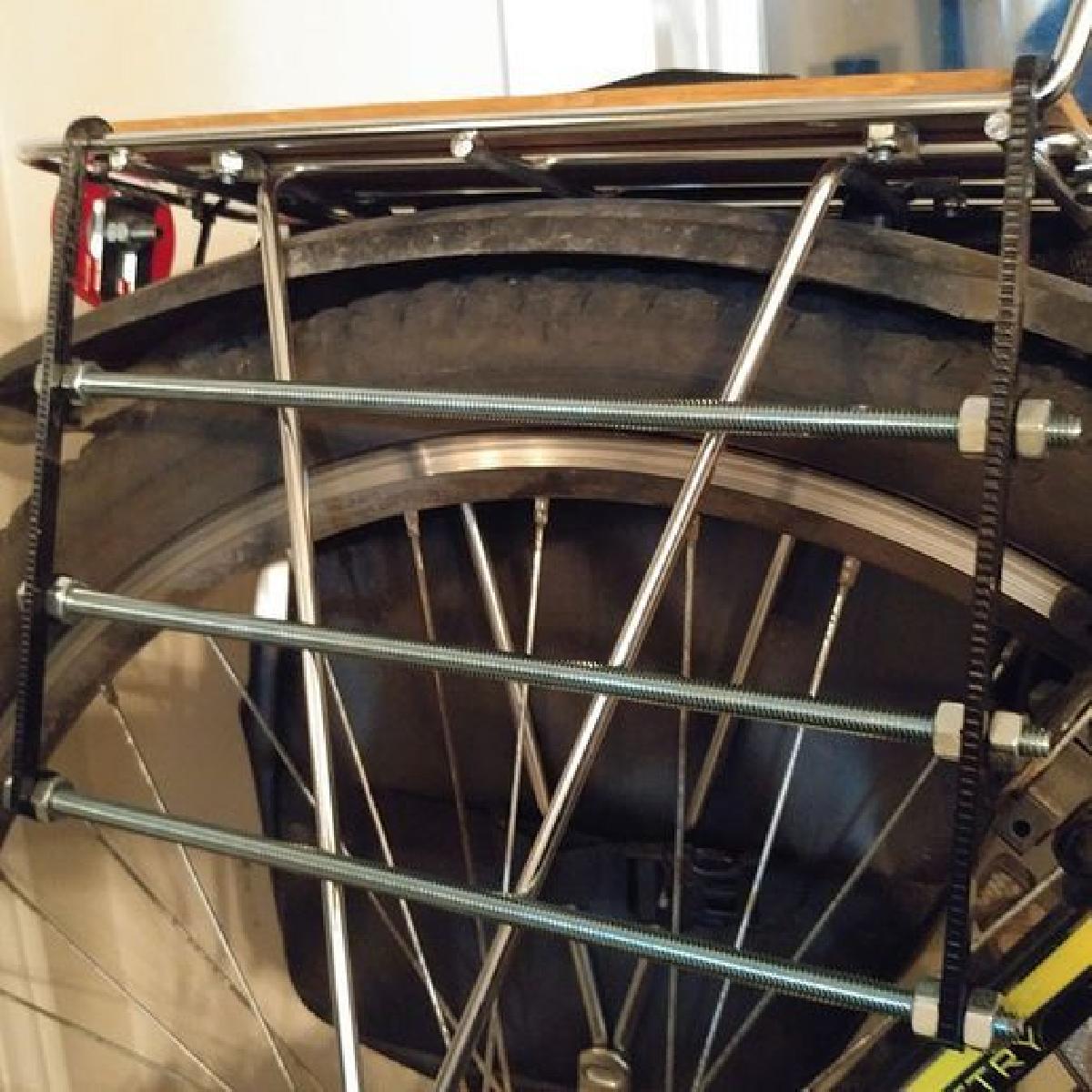 Suporte para bolsa de sela de bicicleta (panier).