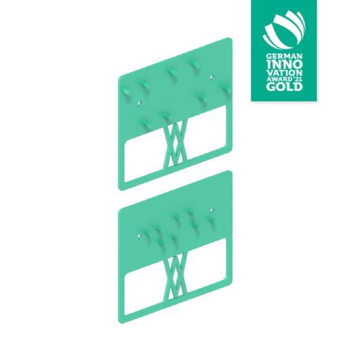 Suporte de parede para conjunto de chaves de boca abertas 8 pecas 6 22mm 063 I para parafusos ou tabuleiro de pregos.