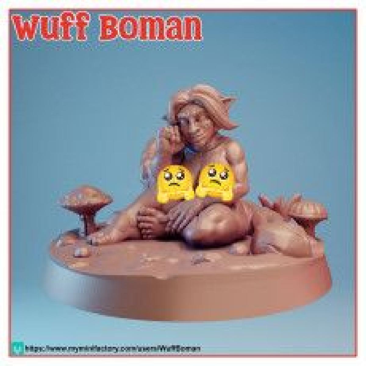 Camelia, a garota goblin   sentado em escala de 32mm.