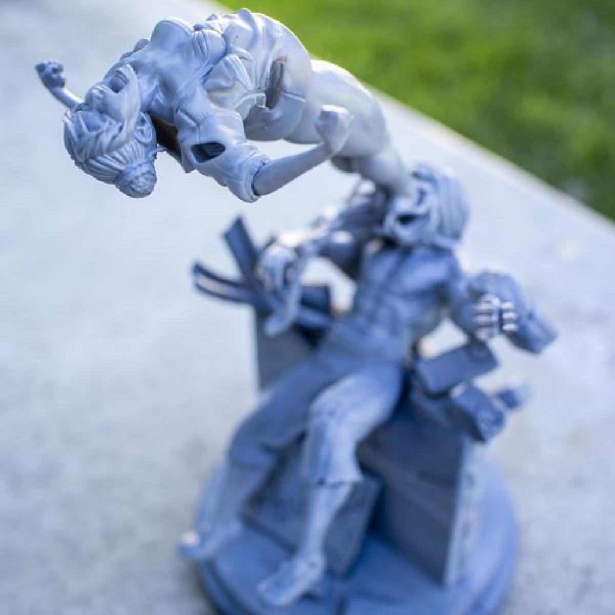 Estatua do Vega vs Chun Li