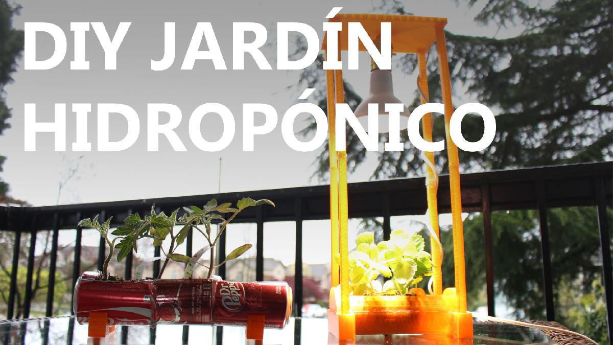 Jardim hidroponico por menos de 7 USD