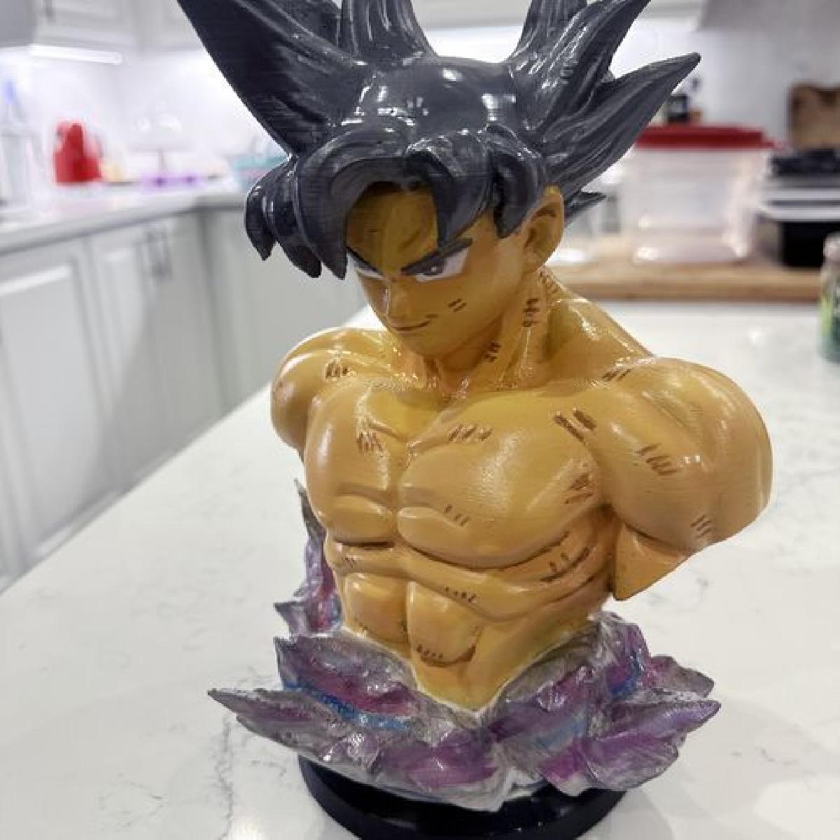 Songoku Ultra Instinct   Dragon Ball Super   Arquivos STL GRATUITOS