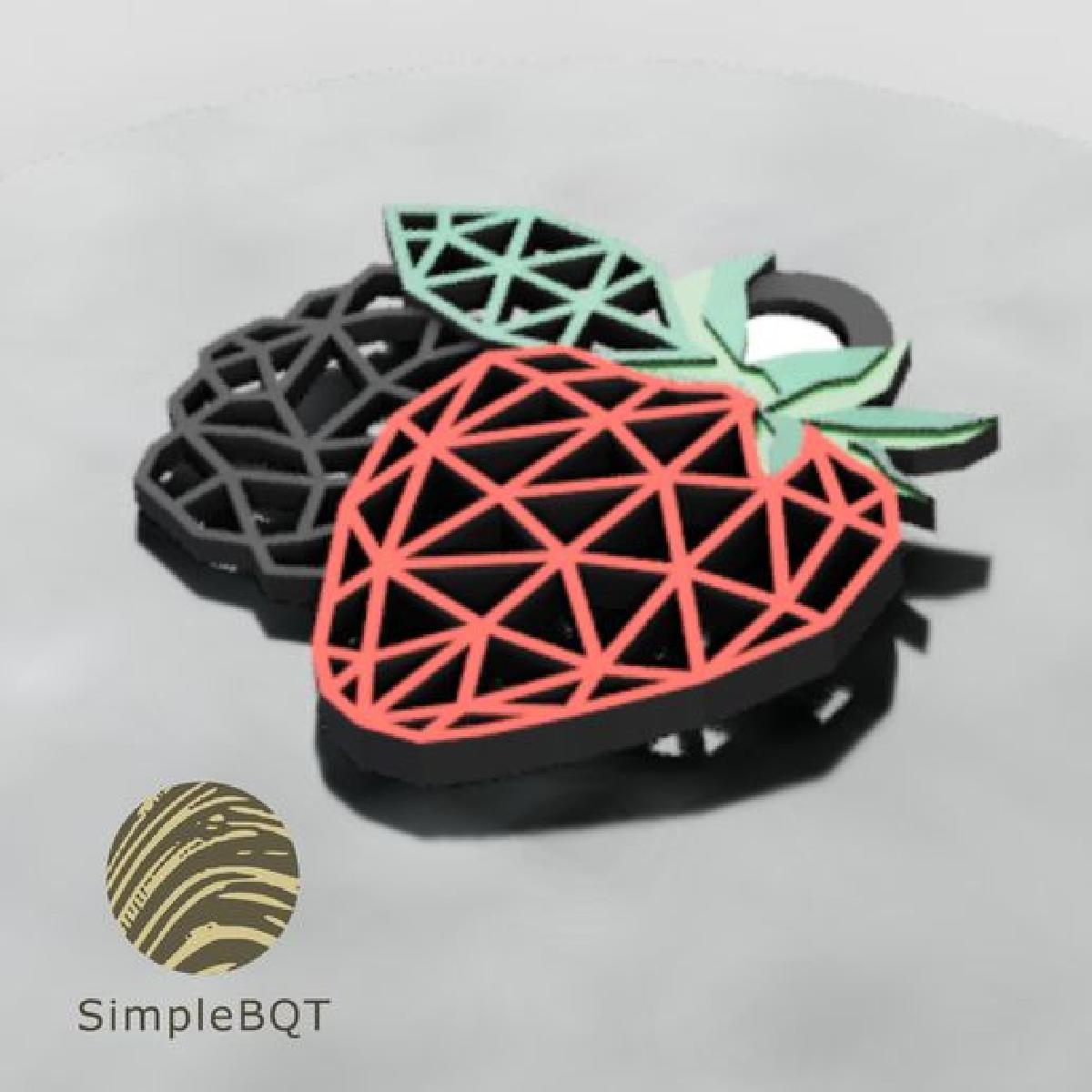 Brincos/Chaveiro Geometricos de Berry