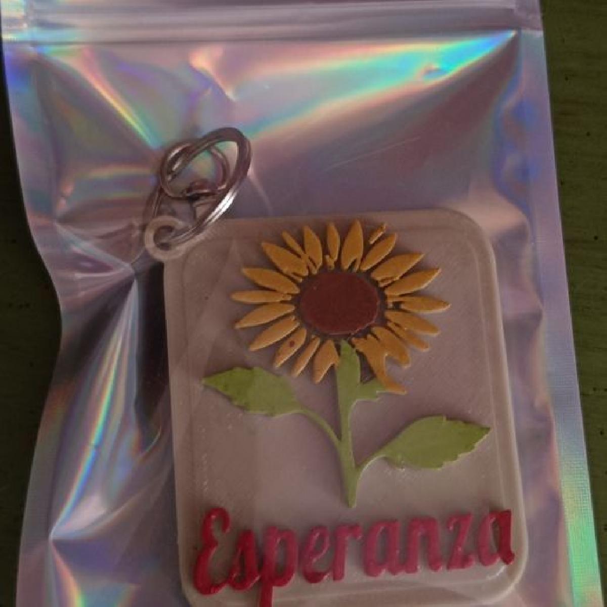 Chaveiro de Esperanca de Girassol
