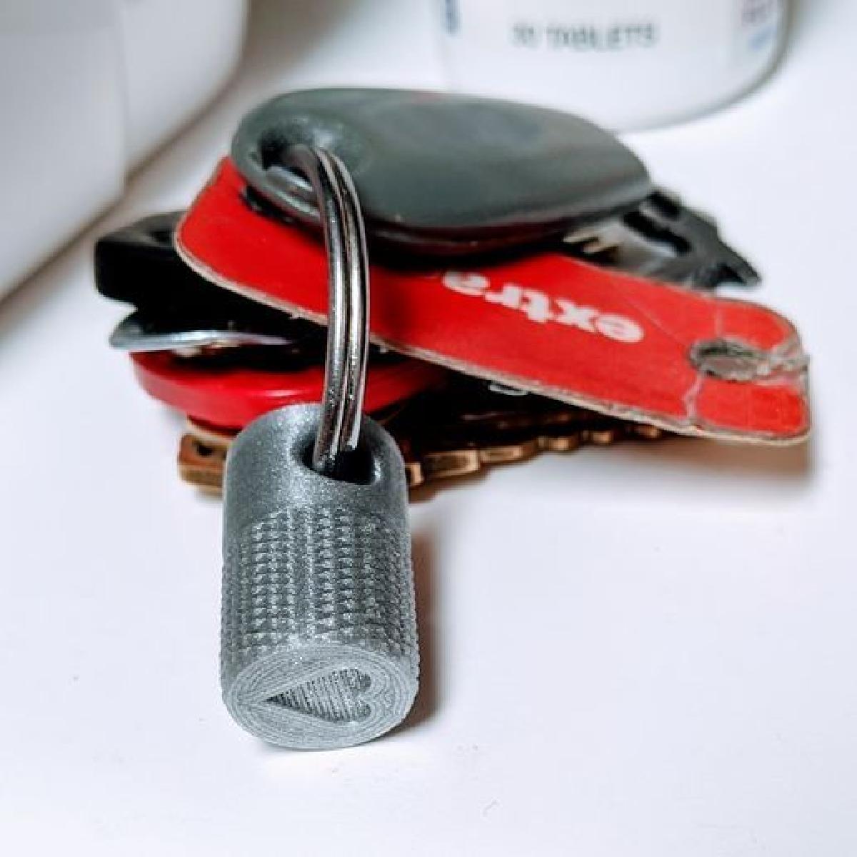 Caixa de Estoque de Pilulas de Coracao Chaveiro