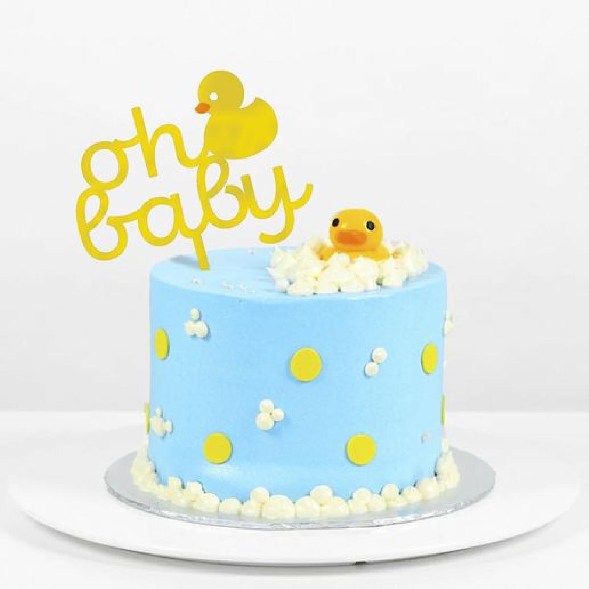 OH BEBE (topper de bolo)