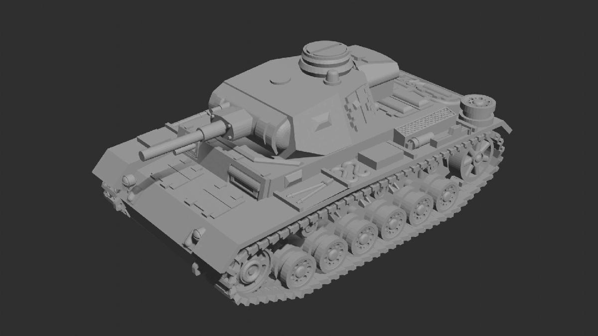 Panzer III H Escala 1:56