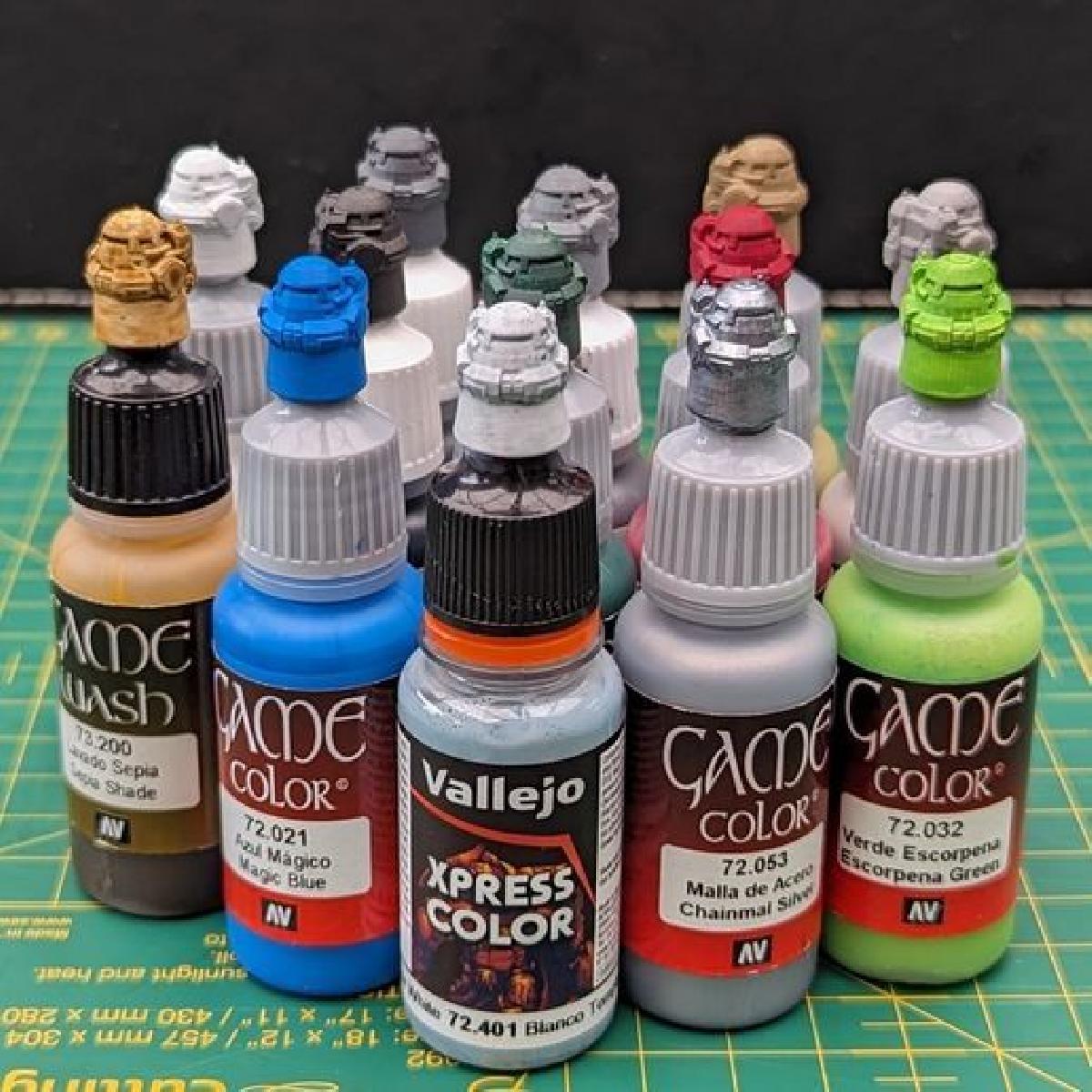 Amostra de Tinta Urbanmech para Pinturas Army Painter e Vallejo   Pre suportada