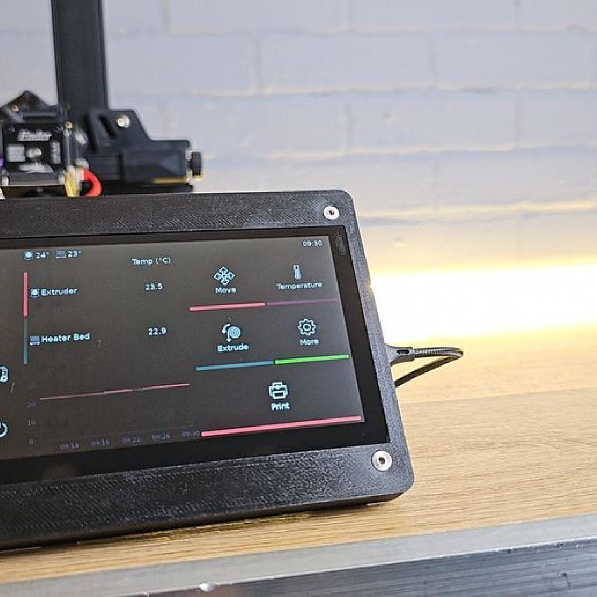 RPi 5 e Case de Tela Sensivel ao Toque de 5"   Klipper Pad