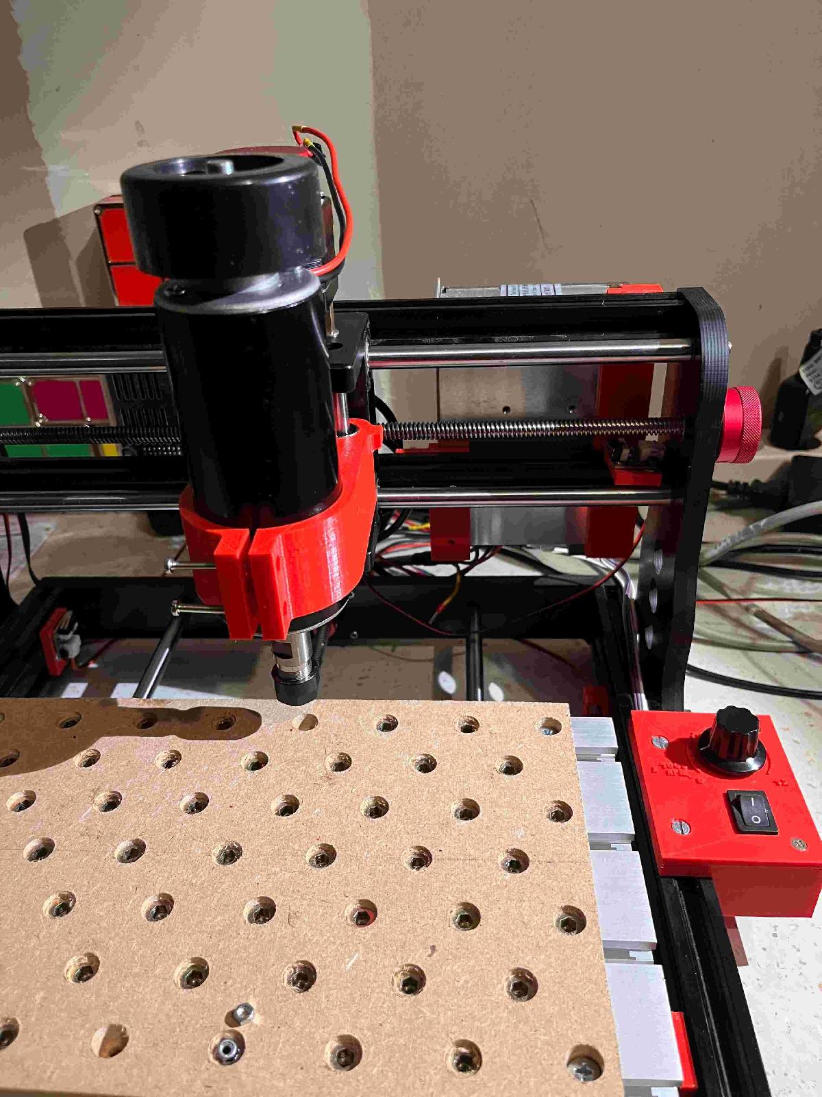 Atualizacao do motor CNC 3018 de 52 mm