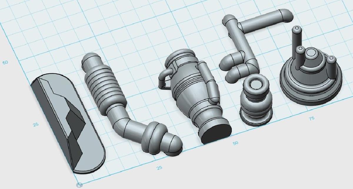 Legiao Star Wars: Construindo Greebles 02