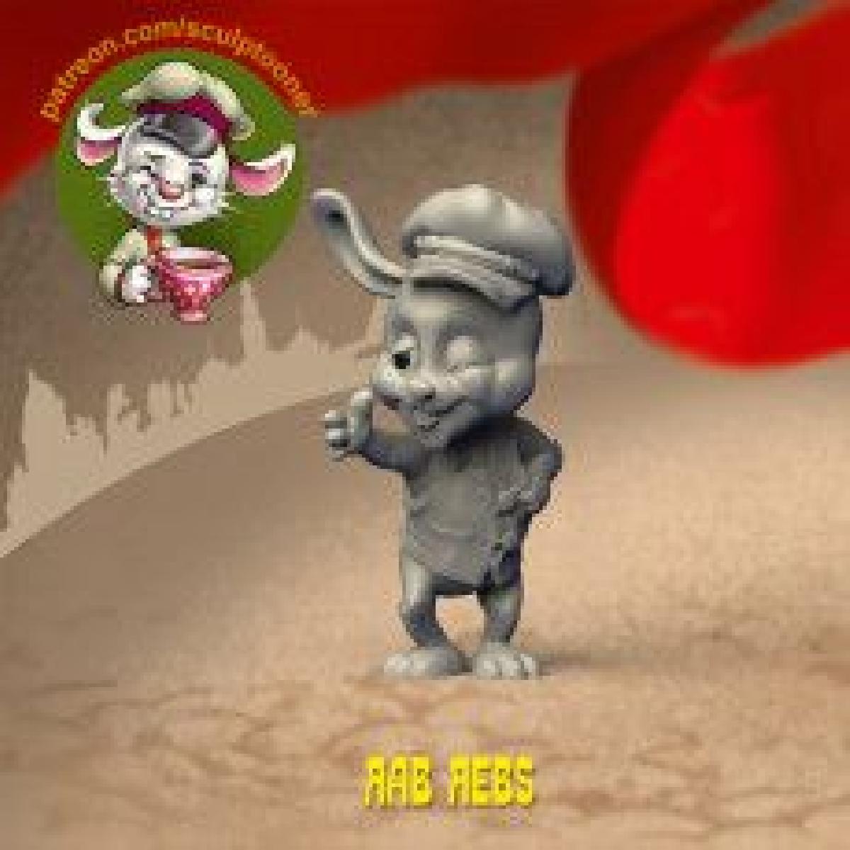Lider   Reb Rabs 32 mm miniatura imprimivel modelo de impressao 3D