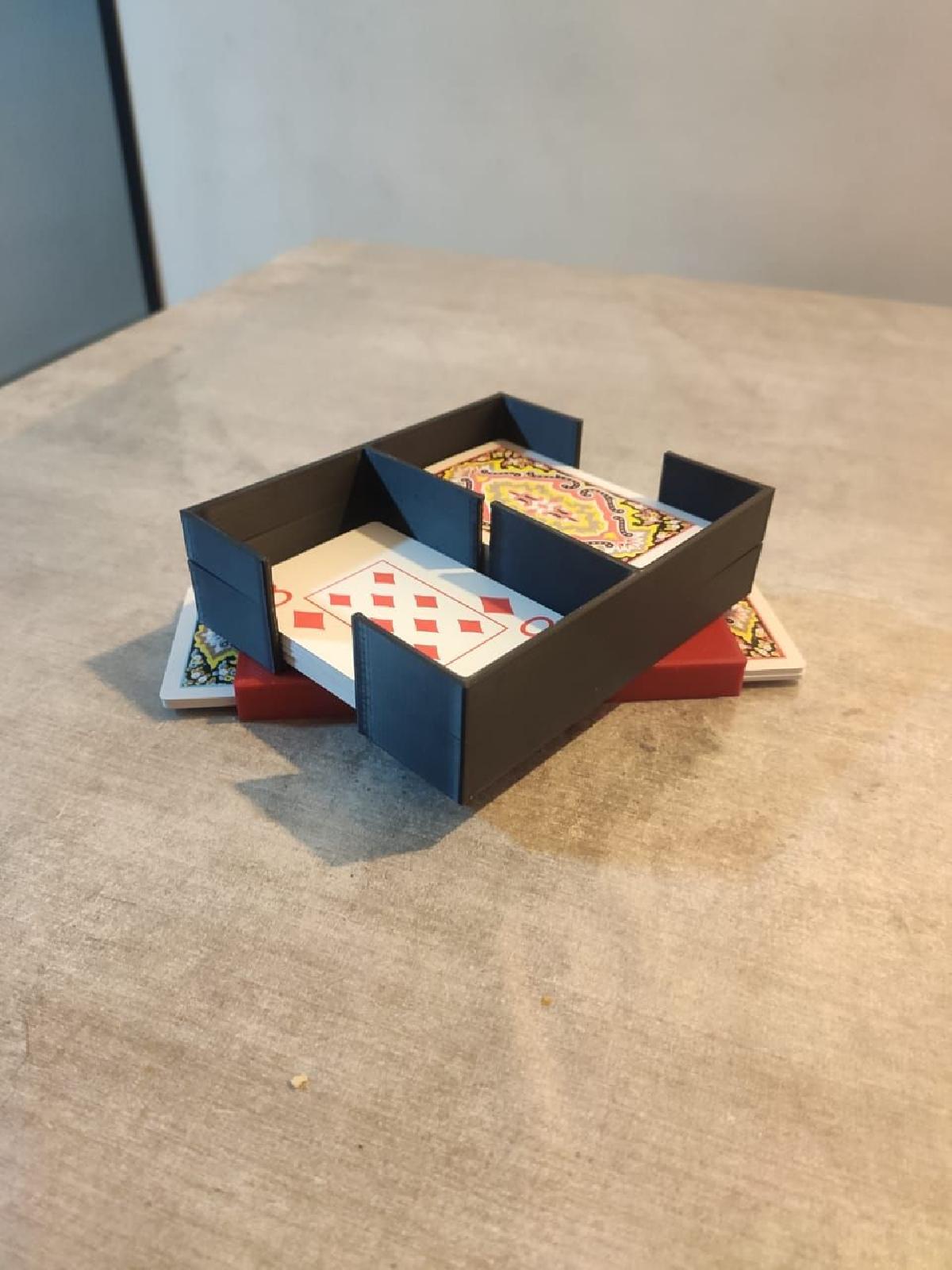 Organizador de cartas para Gin Rummy Eucre Euchre