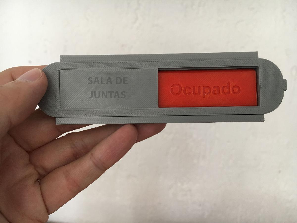 Placa de porta (em espanhol)