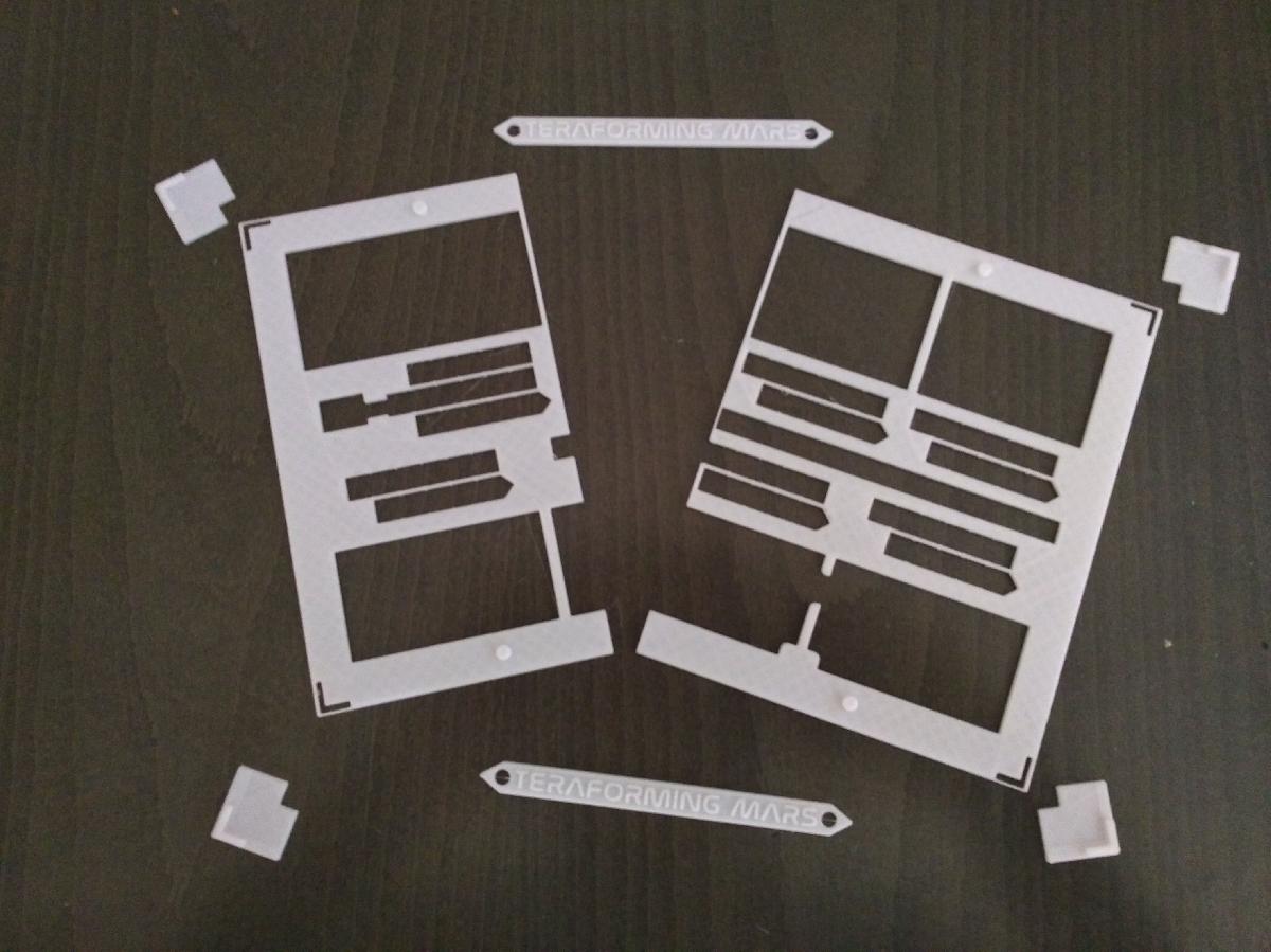 Tabuleiro do jogador de Terraforming Mars