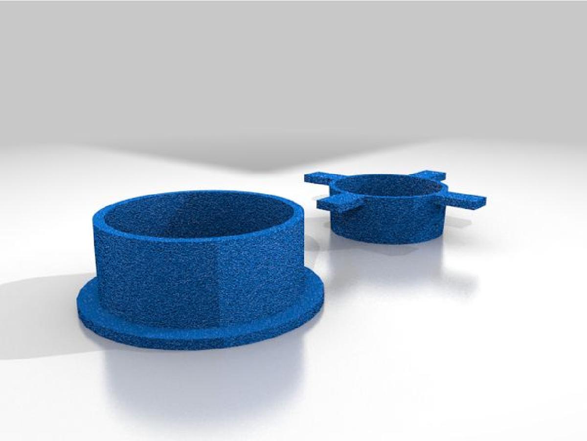 Cuenco 6cm   Contramoldes para molde de silicone