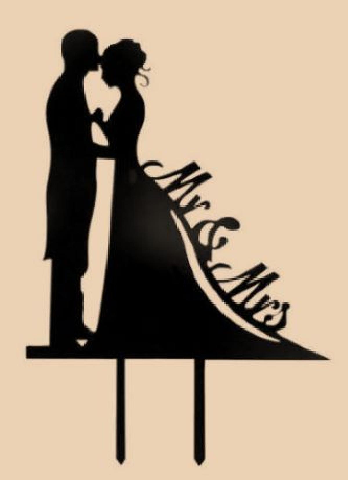 Topo de Bolo de Casamento 3