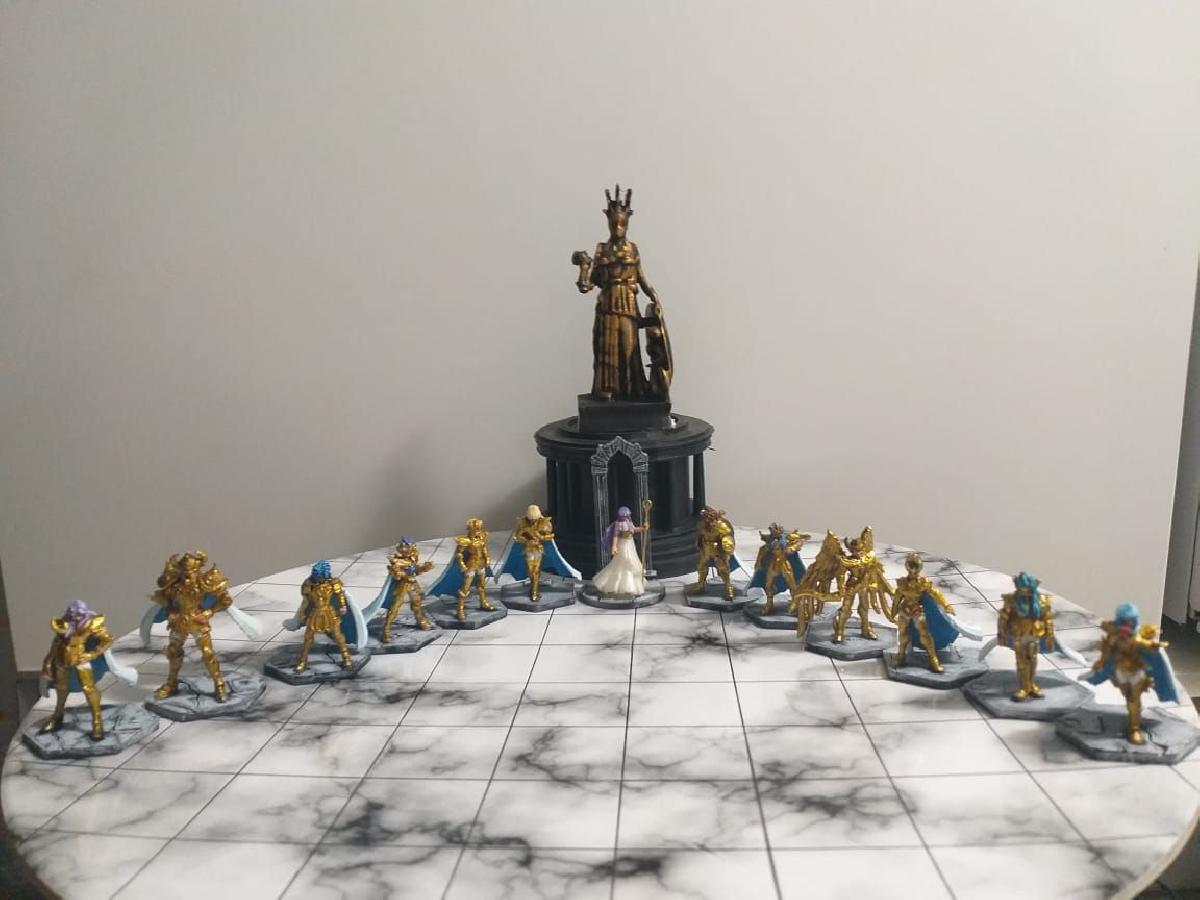 Saint Seiya 28mm/32mm Miniatura de Cavaleiros de Ouro