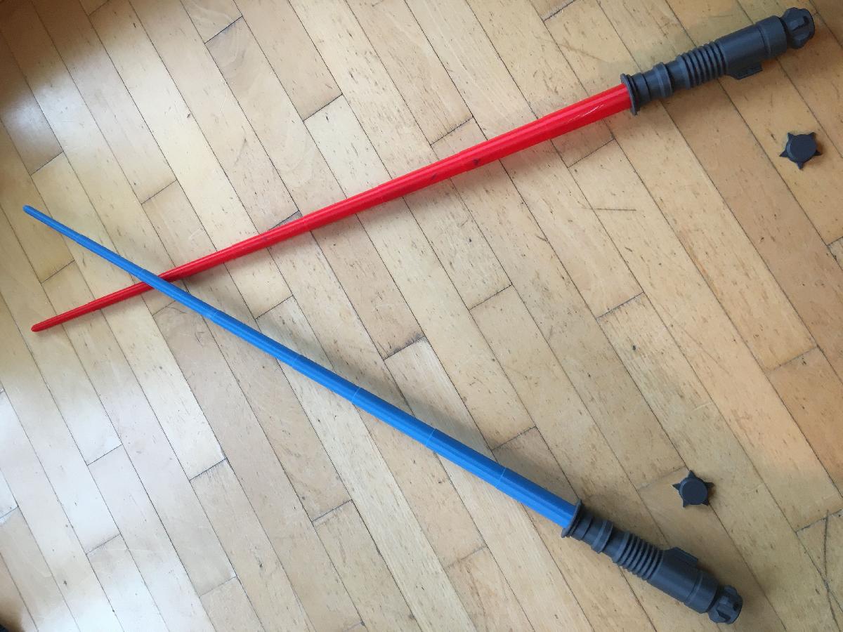 Sabre de luz colapsavel (para impressora pequena, com tampa de rosca)