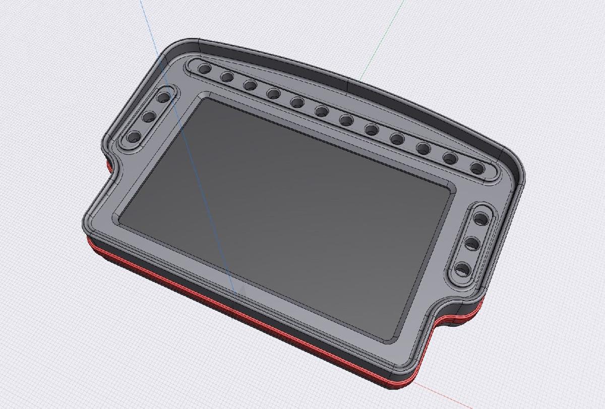 VoCore 4,3" Painel   18 LEDs   Arduino/Simhub   Fanatec ou Thrustmaster TX