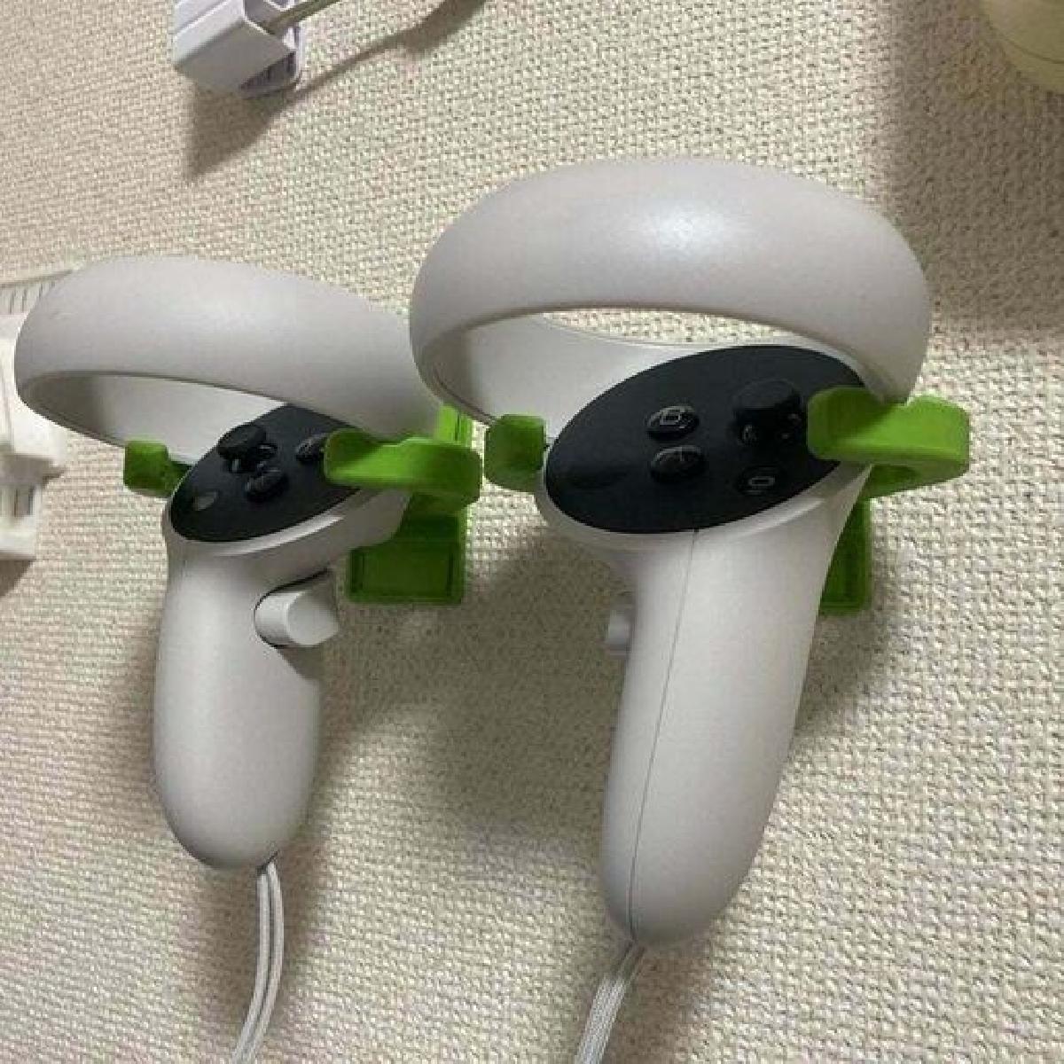 Suporte de parede para controle do Oculus Quest 2 com grampeador ou parafusos.