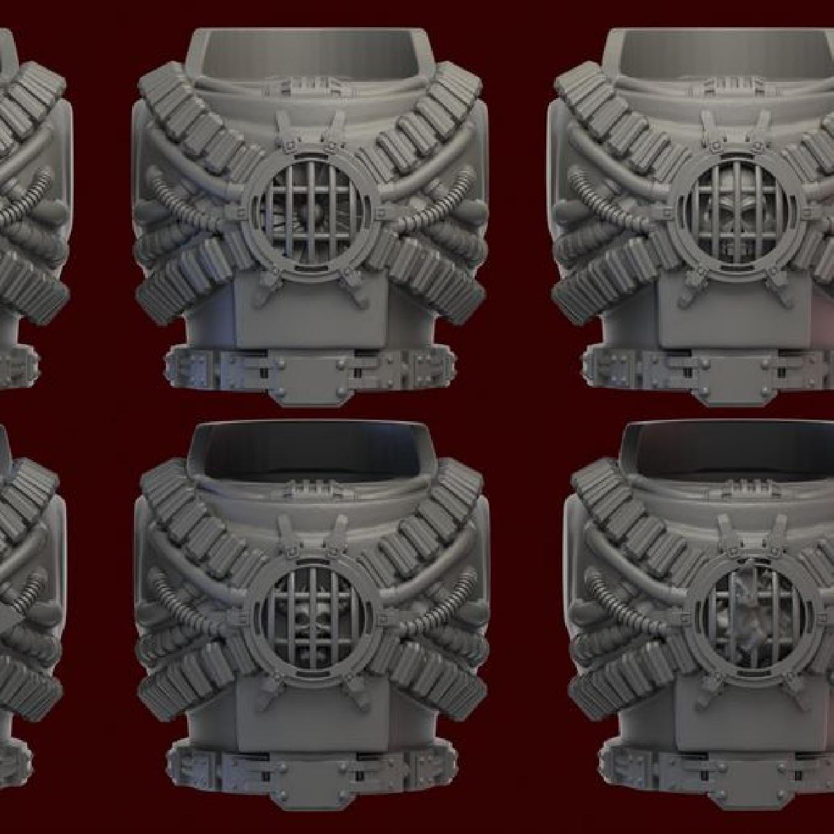 ARMADURA PODEROSA MKIV, TORSO padrao Δ (DELTA) "OBERON"