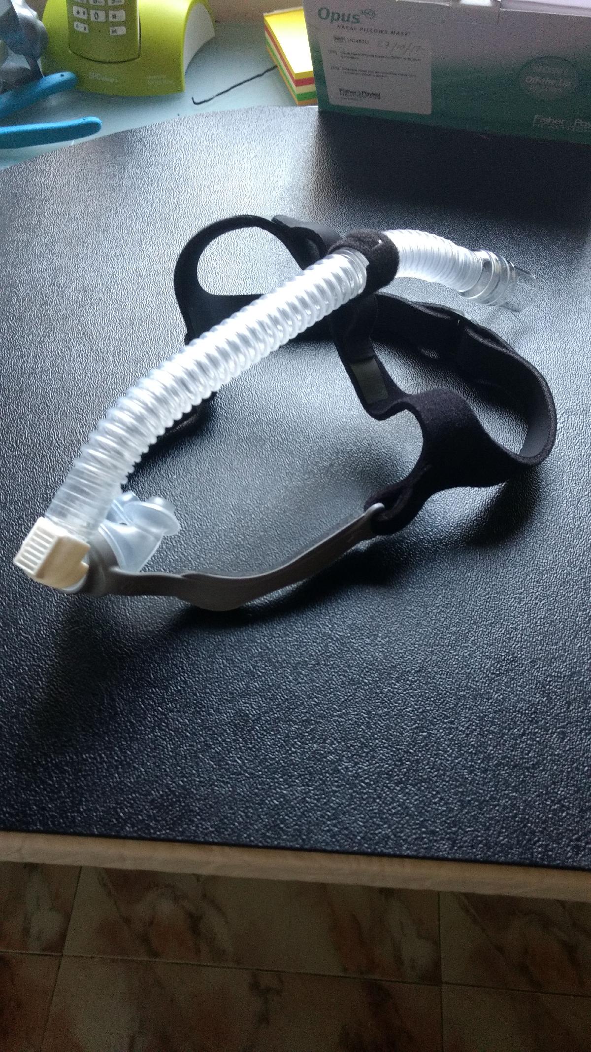 Filtro difusor de ar CPAP para nariz Opus da Fisher & Paykel.