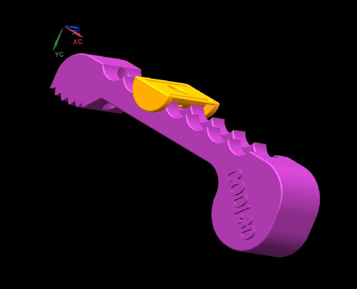 Morsetto da tavola CNC (d. 6mm.) rev.2