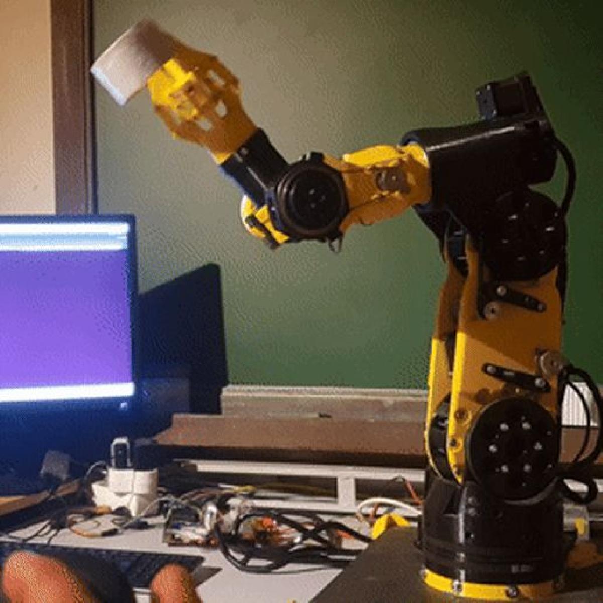 Cybot Garra para braco robotico de disco cicloide.