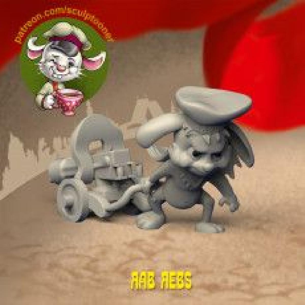 Soldado marinheiro   Reb Rabs miniatura imprimivel em 3D de 32 mm